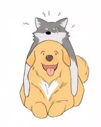 Papa Wolf and the Puppy manga