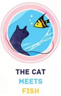 The Cat Meets Fish Poster
