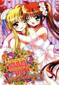 Mahou Shoujo Lyrical Nanoha dj - Happy Happy Wedding Poster